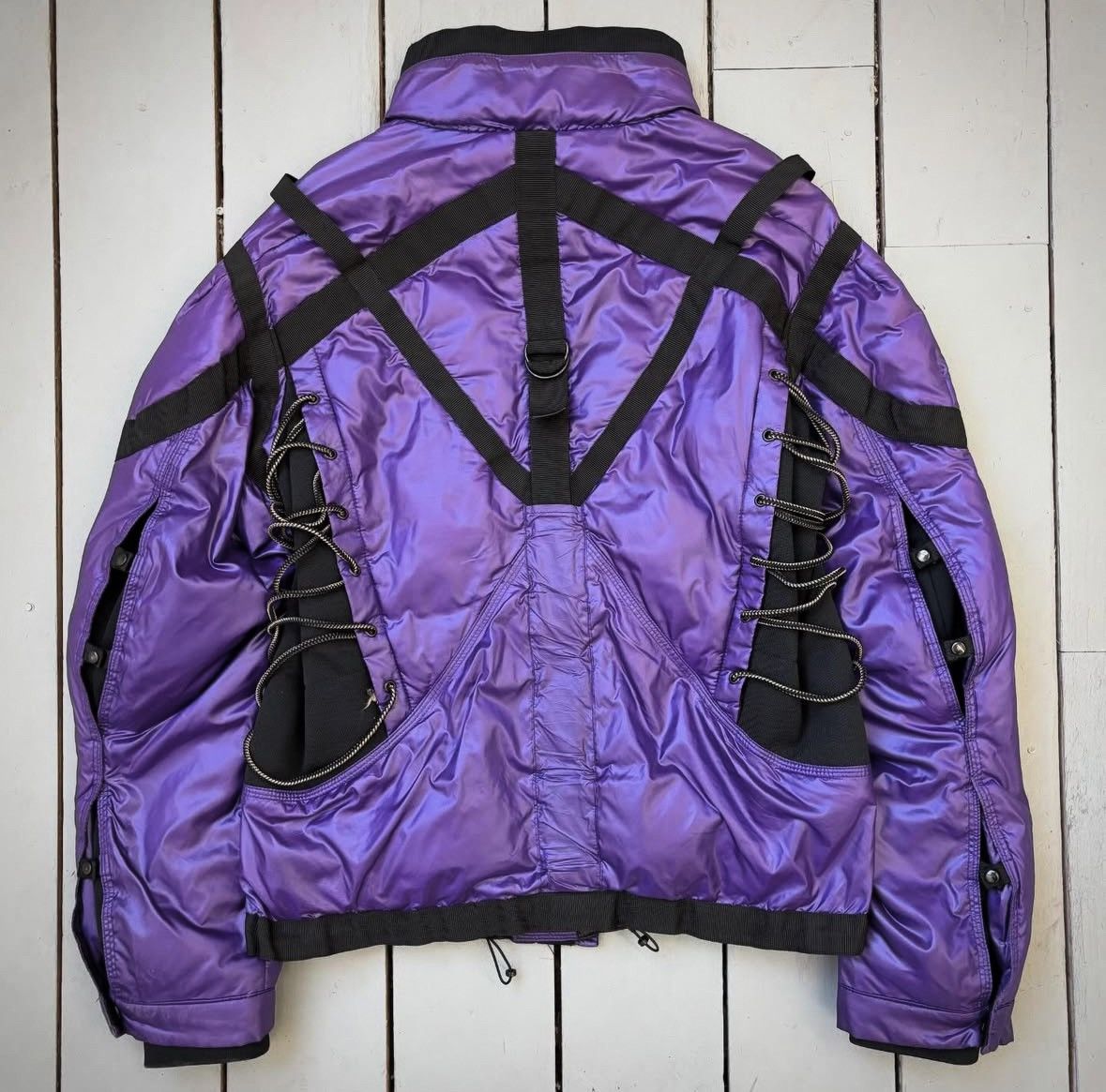 Marithe + Francois Girbaud Parachute Bondage Down Jacket Size US L / EU 52-54 / 3 - 3 Thumbnail