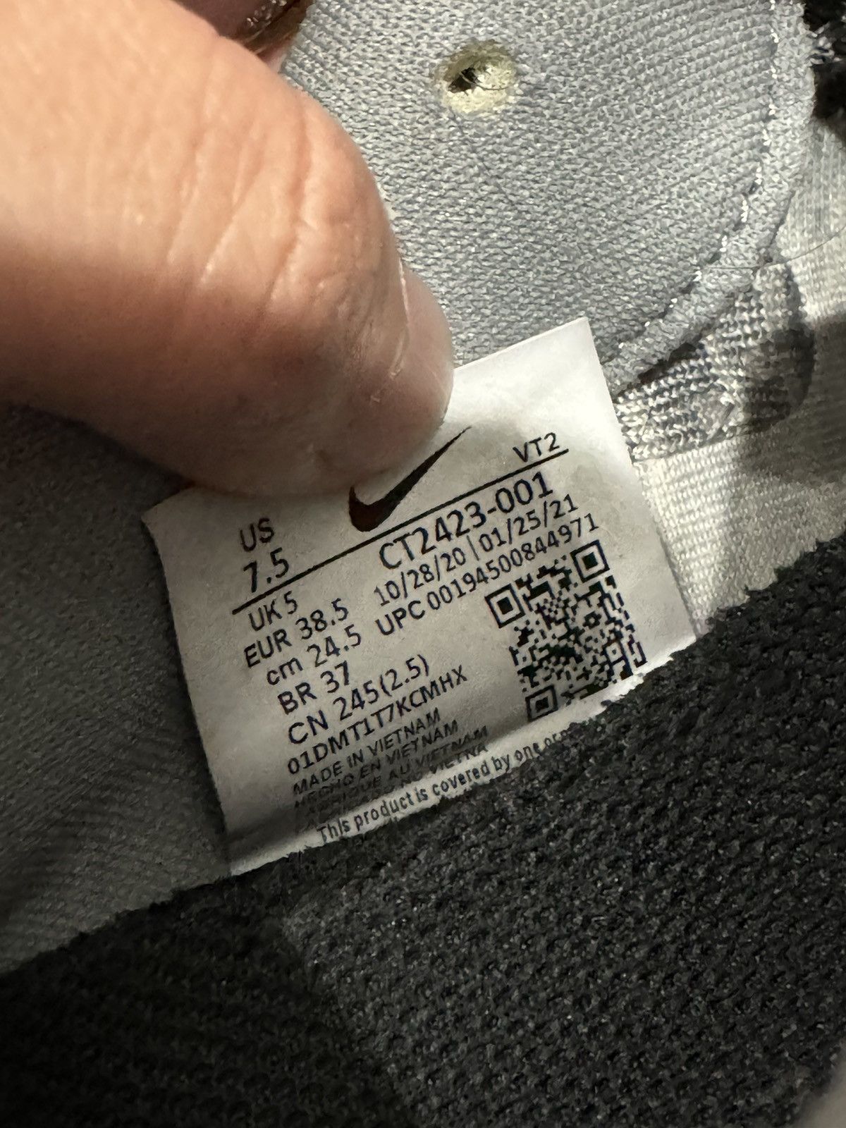 Nike Nike Women's React Infinity Run Flyknit 2 Road Grey Size US 7.5 / IT 37.5 - 5 Thumbnail
