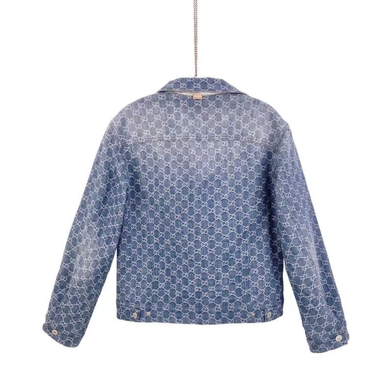 Gucci Gucci Blue old flower double-sided denim jacket Size XS / US 0-2 / IT 36-38 - 2 Thumbnail