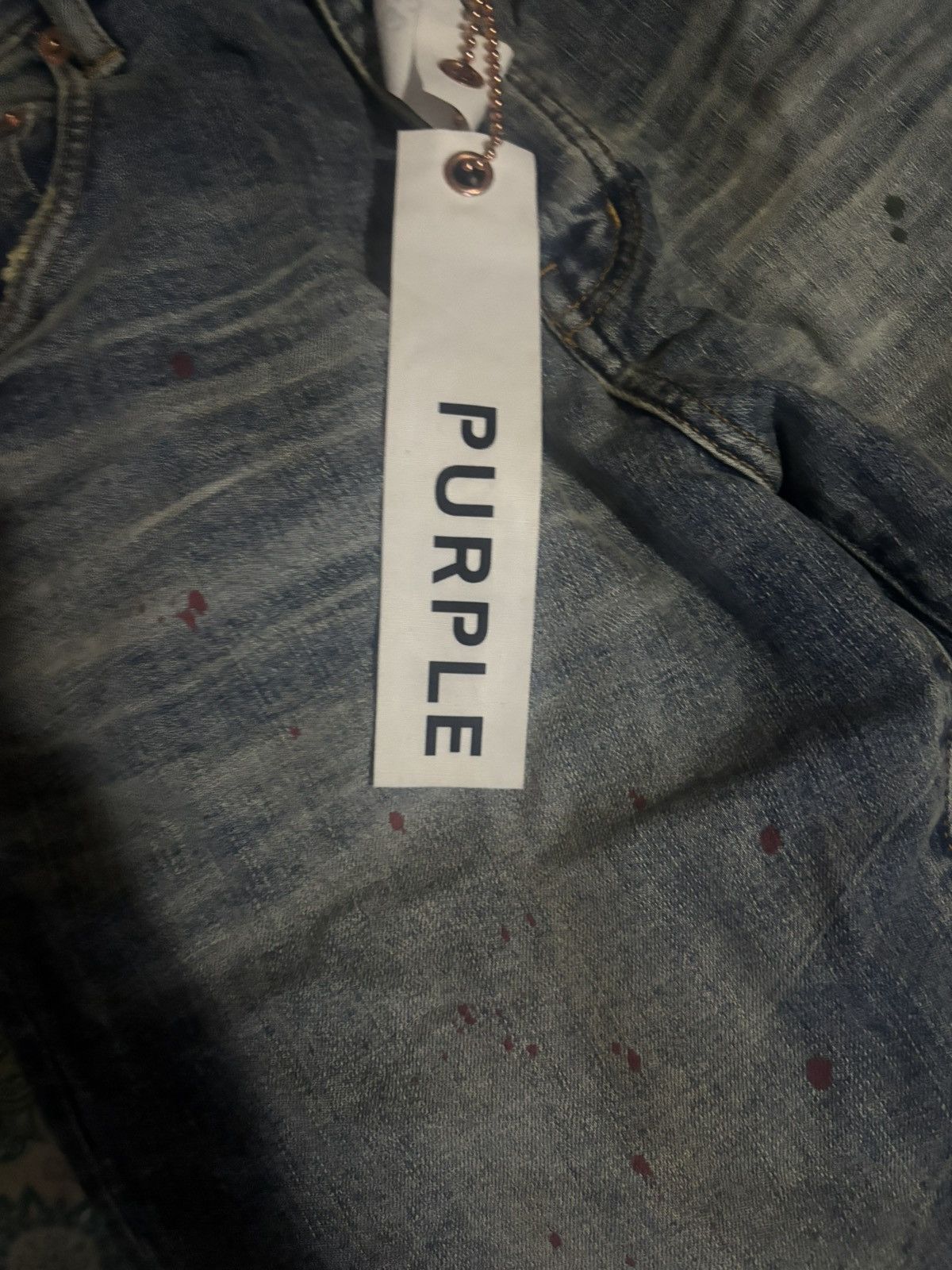 Purple Brand Blue Purple jeans Size US 33 - 3 Thumbnail