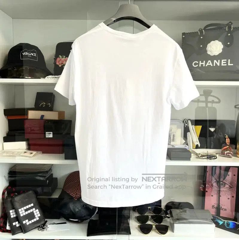 Alexander McQueen Alexander McQueen White Cotton Skull Graphic Tee . Size US S / EU 44-46 / 1 - 3 Thumbnail