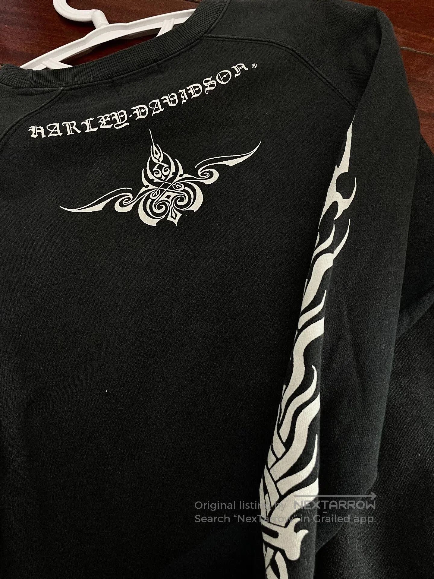 Vintage Vintage 90s Harley Davidson Sunfade Hoodie. Size US M / EU 48-50 / 2 - 4 Thumbnail