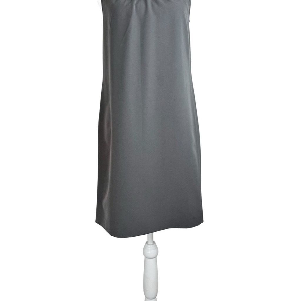 Banana Republic NWOT BANANA REPUBLIC Women's Sleek Grey Halter Mini Dress 2 Size XS / US 0-2 / IT 36-38 - 3 Thumbnail
