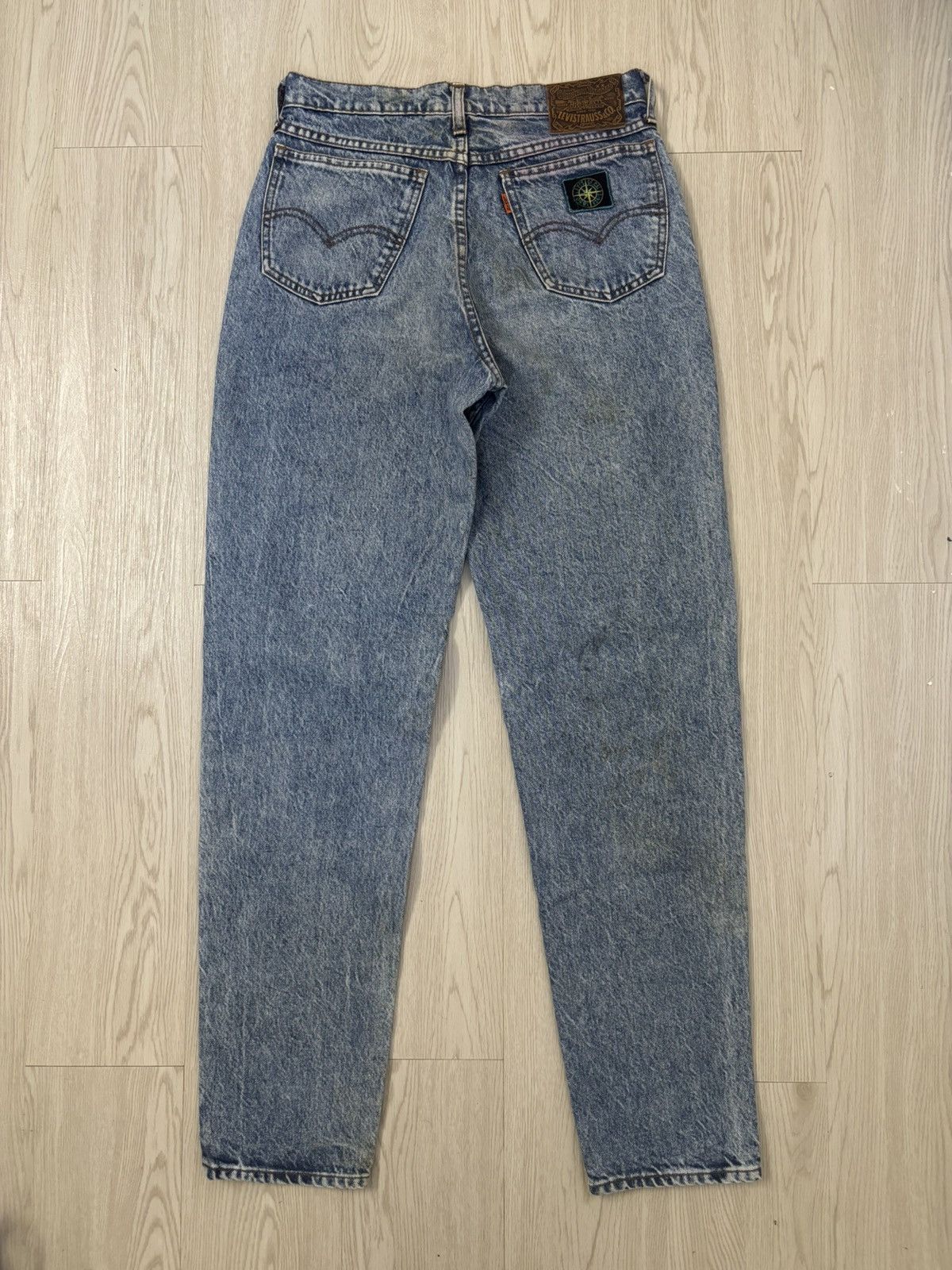 Levi's Vintage Clothing Vintage 80’s Levi’s orange tab with stone wash jeans Size US 30 / EU 46 - 2 Thumbnail