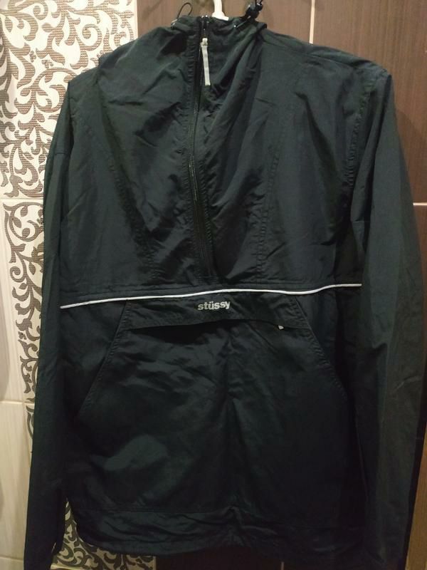 Stussy Stussy Reflective Nylon Anorak Windbreaker Black M Size US M / EU 48-50 / 2 - 14 Thumbnail