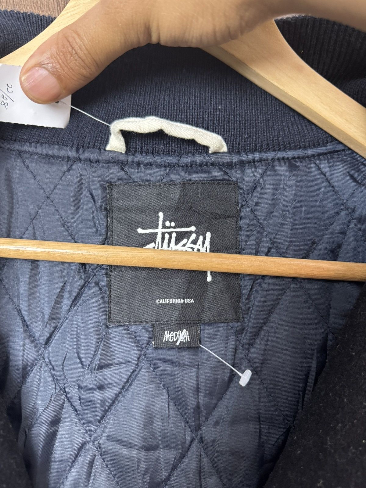 Stussy VINTAGE STUSSY LION WOOL VARSITY JACKET Size US M / EU 48-50 / 2 - 7 Thumbnail