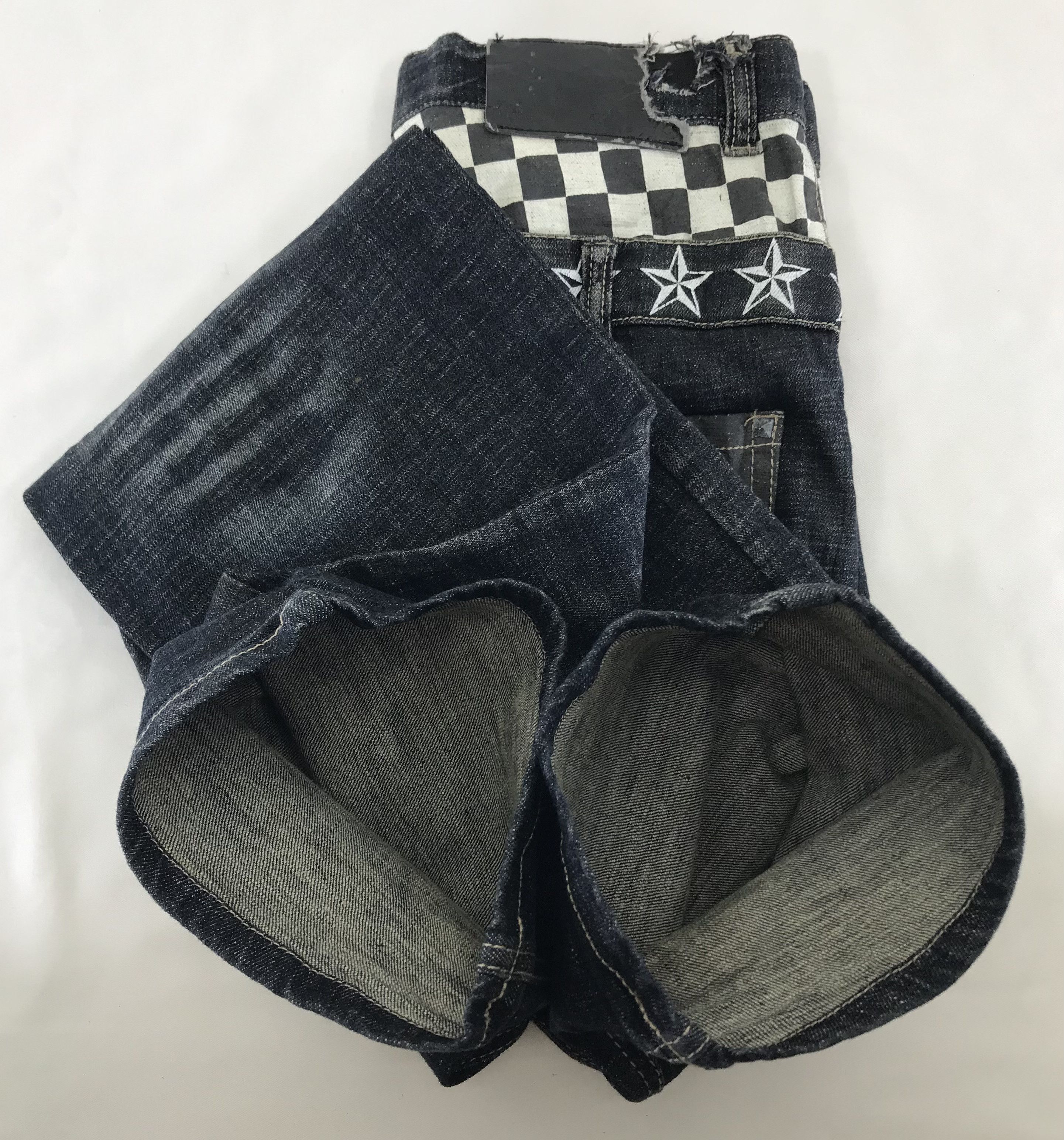Japanese Brand Japanese Double Waist Victory Freedom Faded Black Jeans Size US 30 / EU 46 - 12 Thumbnail