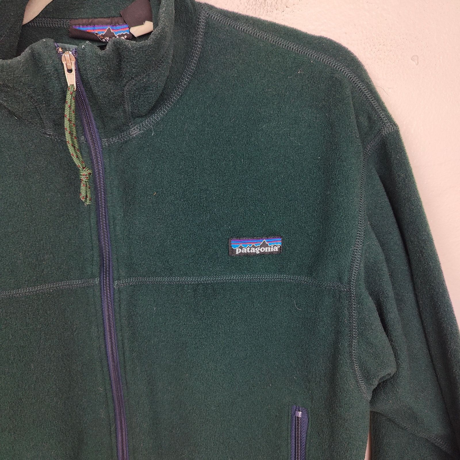 Patagonia Vintage 90s Patagonia Synchilla Jacket Mens Medium Green Size US M / EU 48-50 / 2 - 5 Thumbnail