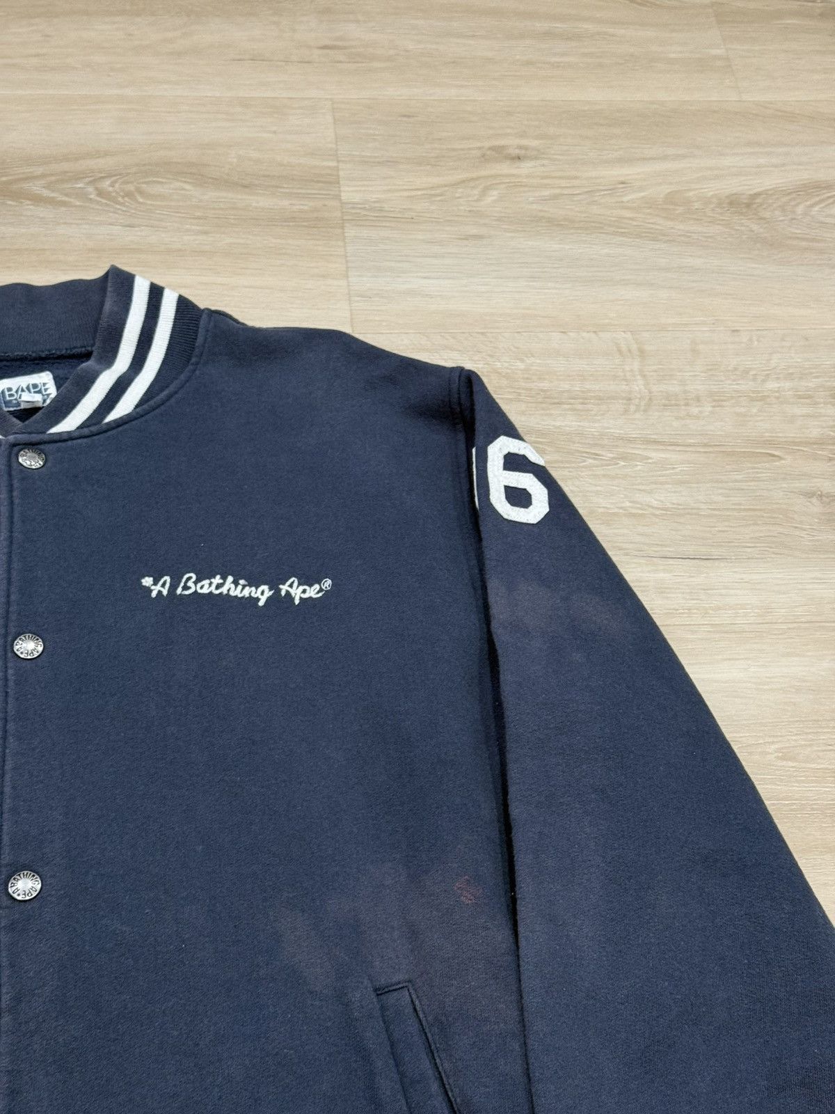 Bape Vintage Bape General Made Varsity Jacket Size US XL / EU 56 / 4 - 14 Thumbnail