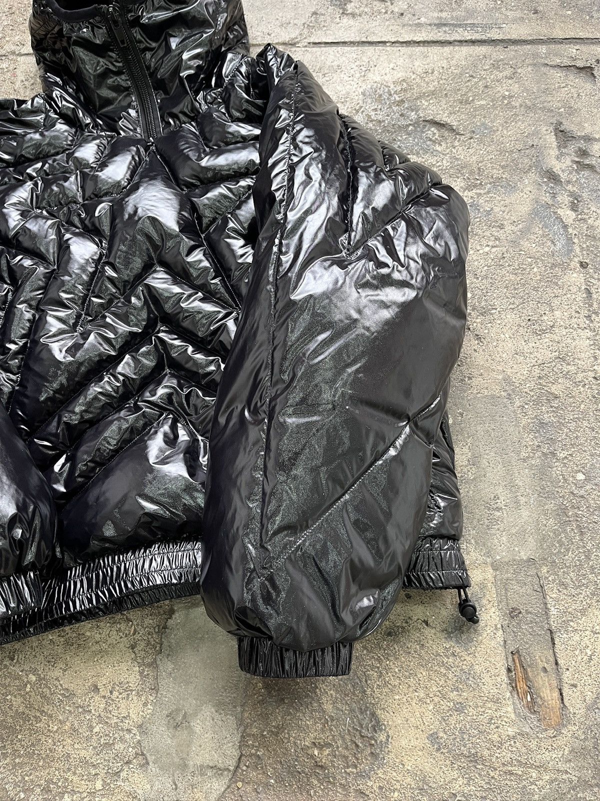 Bad Son Badson Black Star Puffer Jacket (unisex) Size US S / EU 44-46 / 1 - 11 Thumbnail