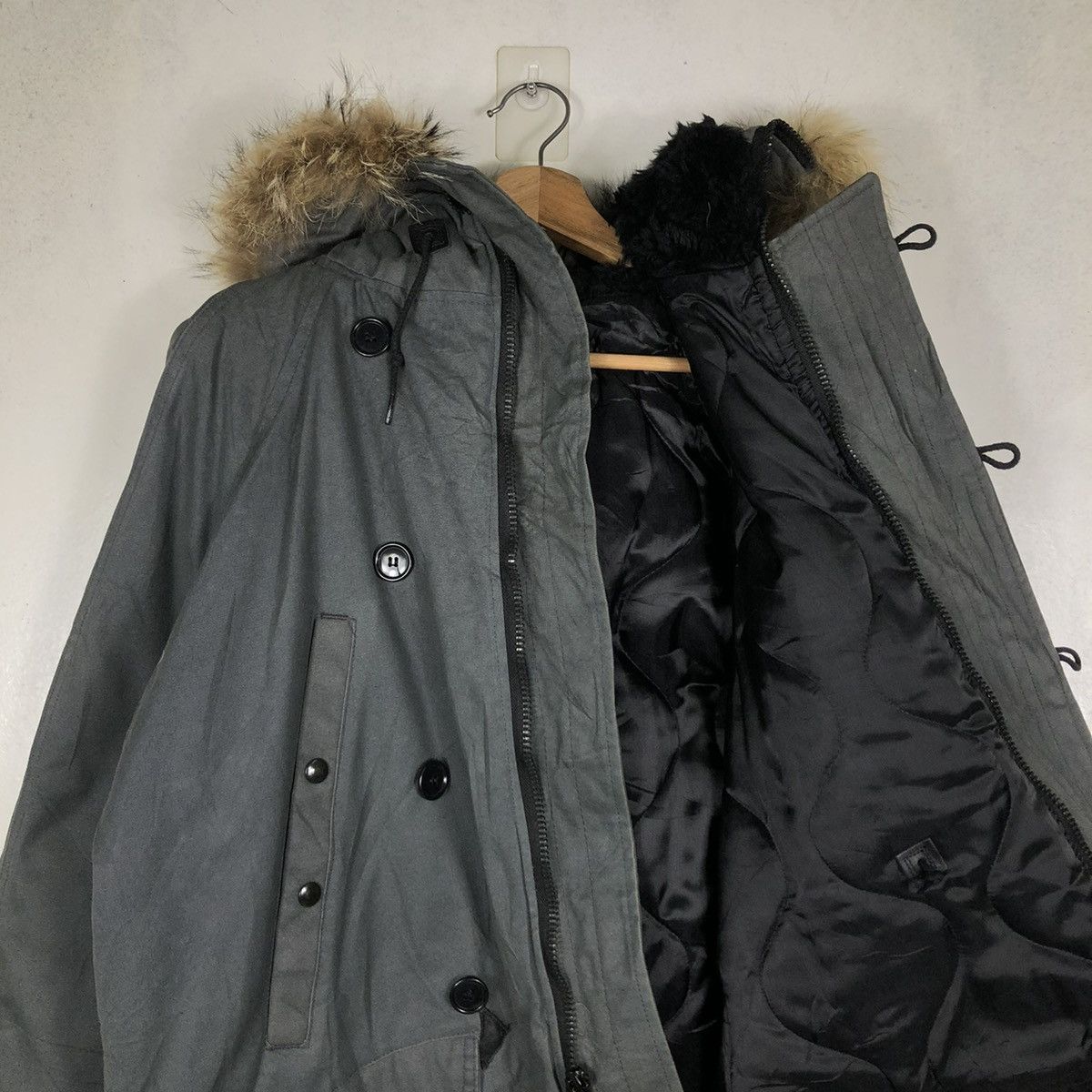 I. Spiewak And Sons 📌VINTAGE BOMBER JACKET 1N3BFJ I.SPIEWAK SON FUR HOODIE Size US M / EU 48-50 / 2 - 13 Thumbnail