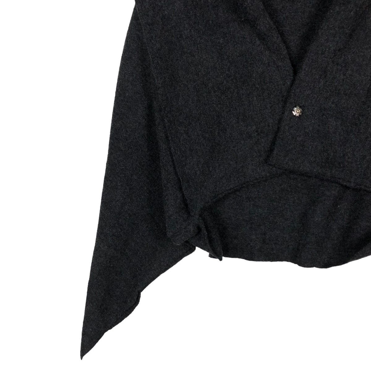 Japanese Brand 🔥CROPPED WOOL BIKER JACKET DOUBLE LAYER HIROKO HAYASHI Size US M / EU 48-50 / 2 - 4 Thumbnail