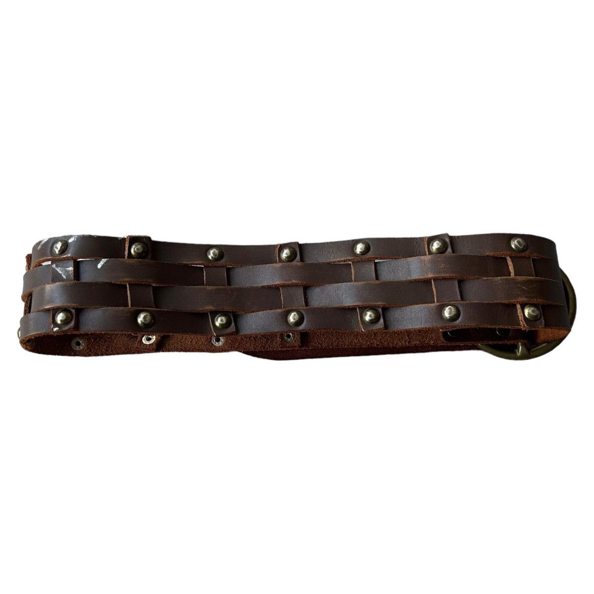 14th Addiction × If Six Was Nine × Le Grande Bleu (L.G.B.) L.G.B Spyder Brown Belt Size 30 - 6 Thumbnail