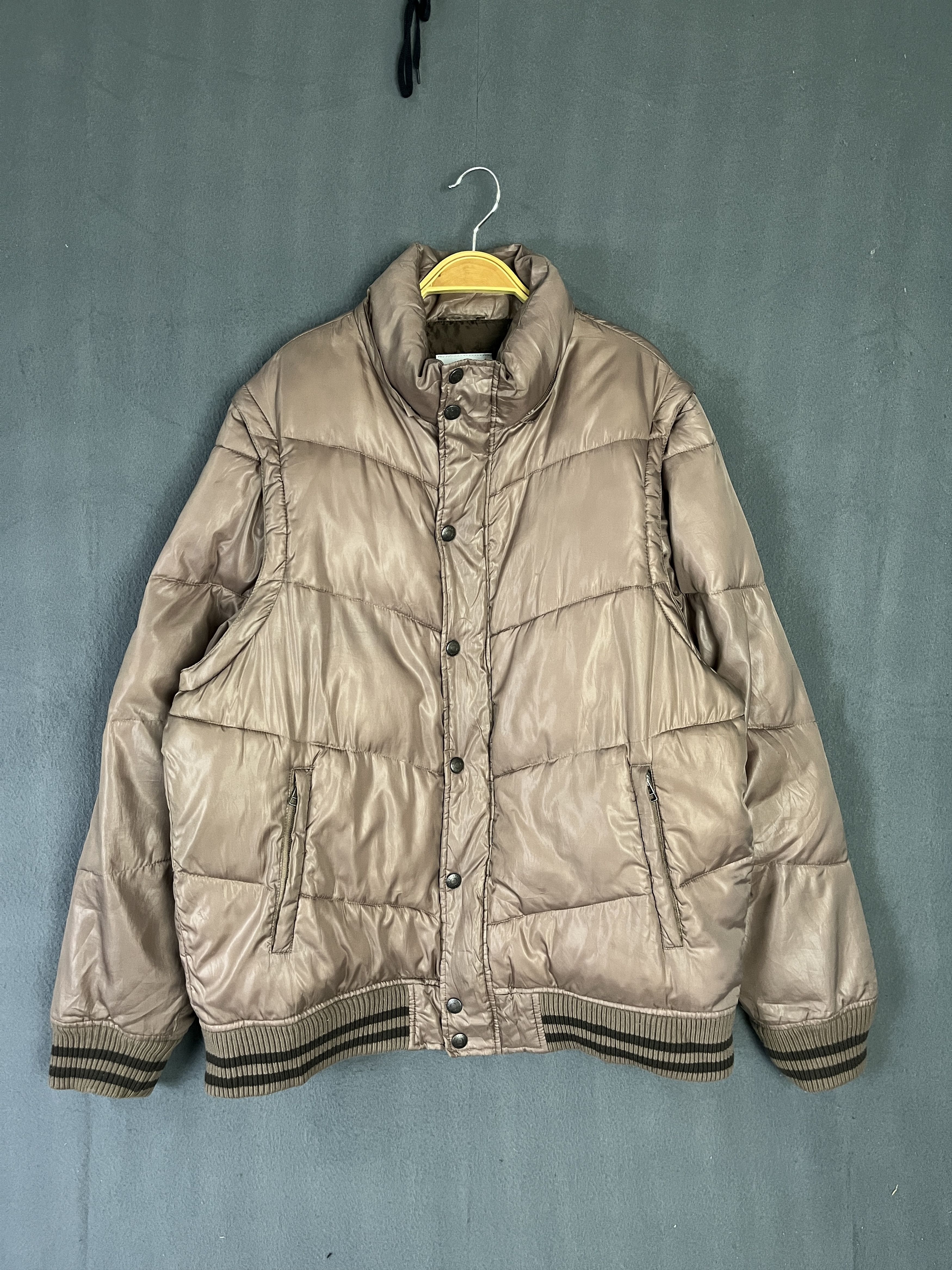 Converse Converse Puffer Down Detachable Sleeves Bronze Vest Jacket Size US L / EU 52-54 / 3 - 2 Thumbnail