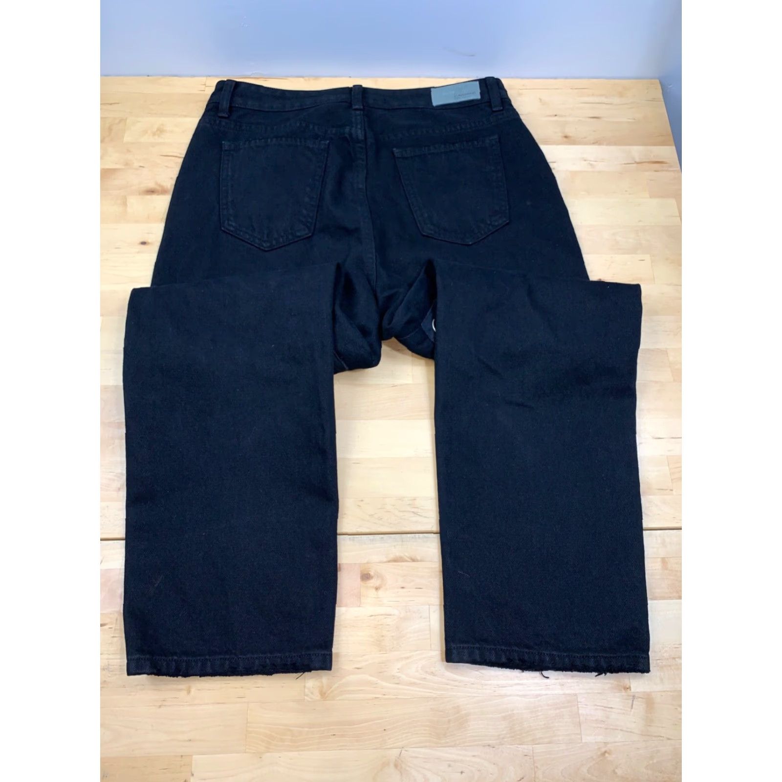 Vintage NWT Carmar Womens Baggy Jeans Black 28 Size Festival 90s Womens? Size 28" / US 6 / IT 42 - 4 Thumbnail