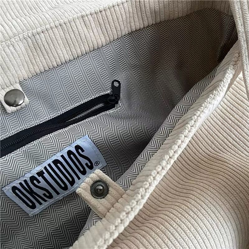 Japanese Brand Preppy Style Canvas Shoulder Bag Size ONE SIZE - 9 Thumbnail