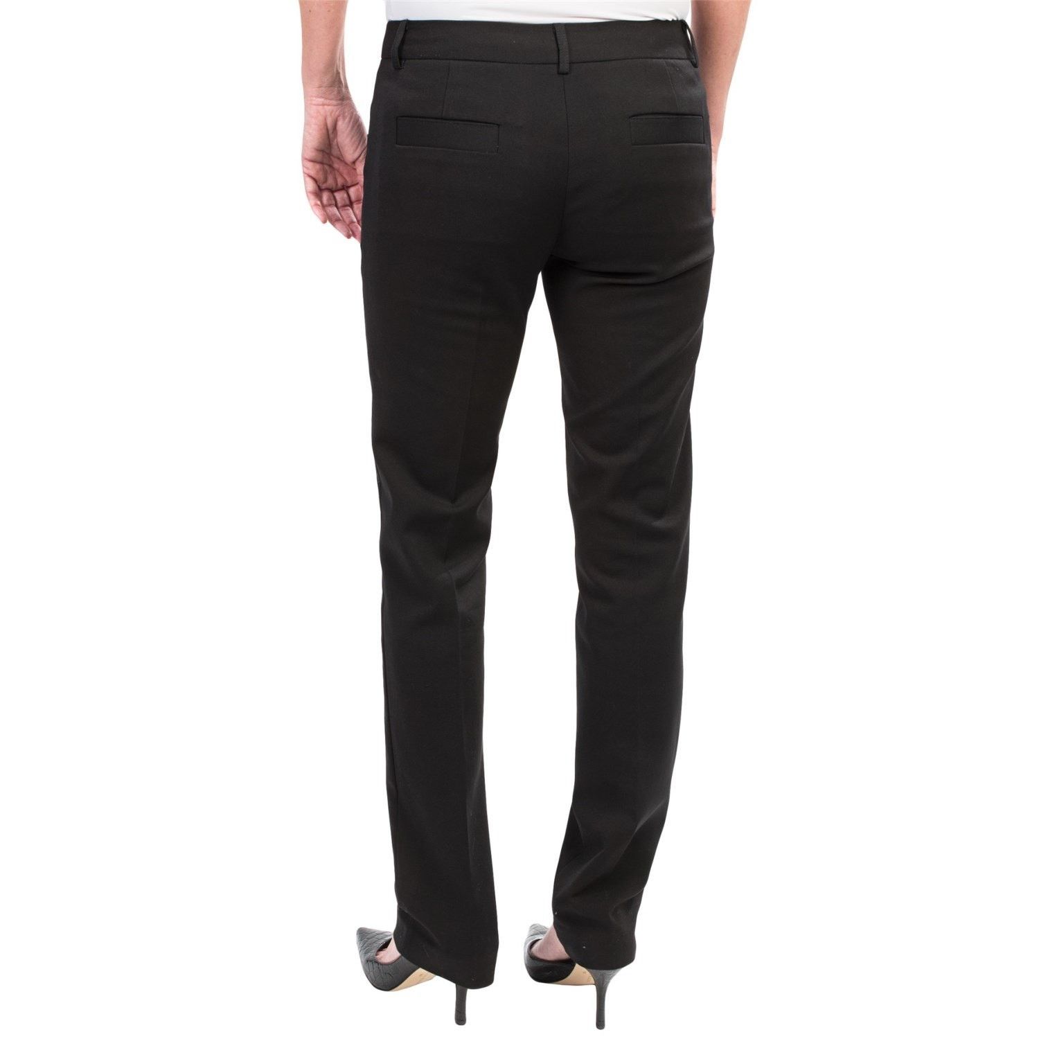 Nordstrom Amanda & Chelsea Contemporary Low Rise Straight Leg Pants Size 27" / US 4 / IT 40 - 2 Thumbnail