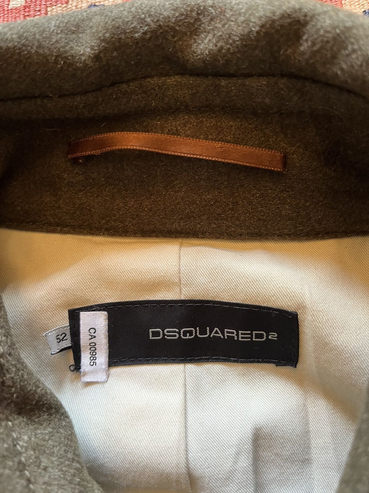 Dsquared2 DSQUARED2 100% wool overcoat RARE $1800 retail Size US L / EU 52-54 / 3 - 9 Thumbnail