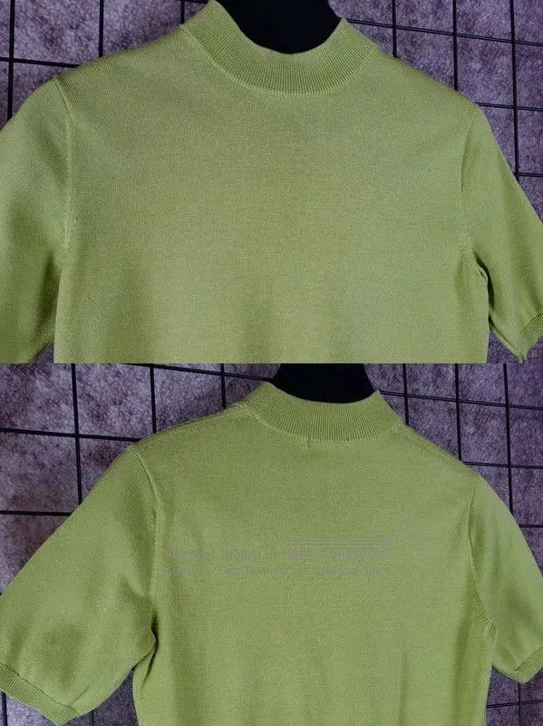 Burberry Burberry Short Sleeve Fluorescent Green T-shirt. Size M / US 6-8 / IT 42-44 - 3 Thumbnail