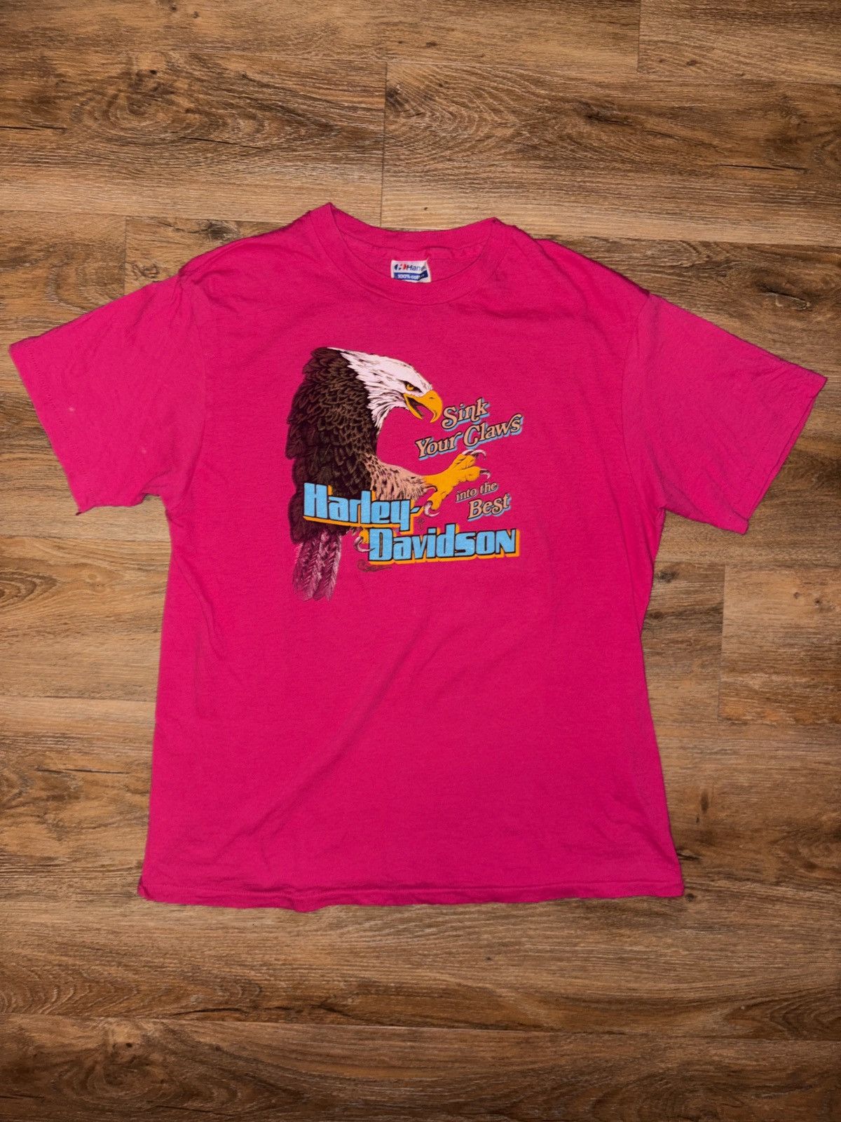 Harley Davidson Harley Davidson Eagle tee 1984 Size US M / EU 48-50 / 2 - 4 Thumbnail