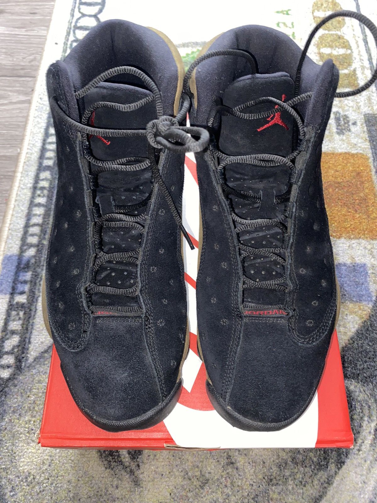 Jordan Brand × Nike Jordan 13 Retro Olive Size US 10.5 / EU 43-44 - 3 Thumbnail