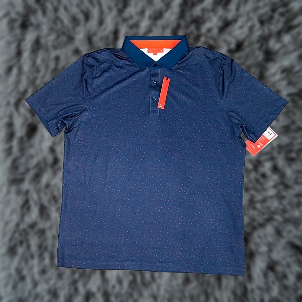 Vintage Redvanly Belmont Floral PurePoly Performance Stretch Admiral Golf Polo XL Mens Shirt Size US XL / EU 56 / 4 - 1 Thumbnail