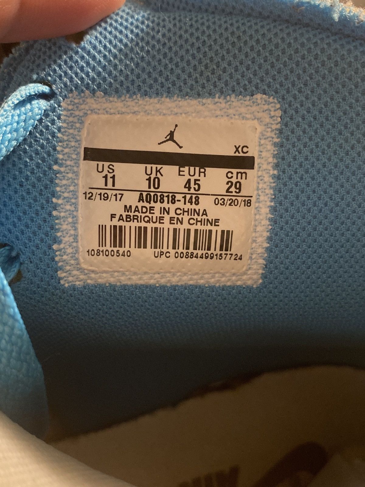 Nike × Off-White Off-White x Air Jordan 1 High UNC size 11 used Size US 11 / EU 44 - 9 Thumbnail