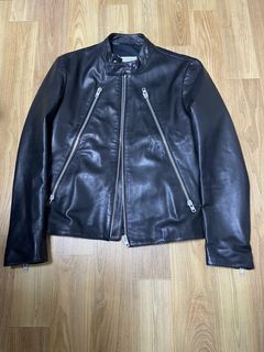 Maison Margiela 5 Zip Leather Jacket | Grailed