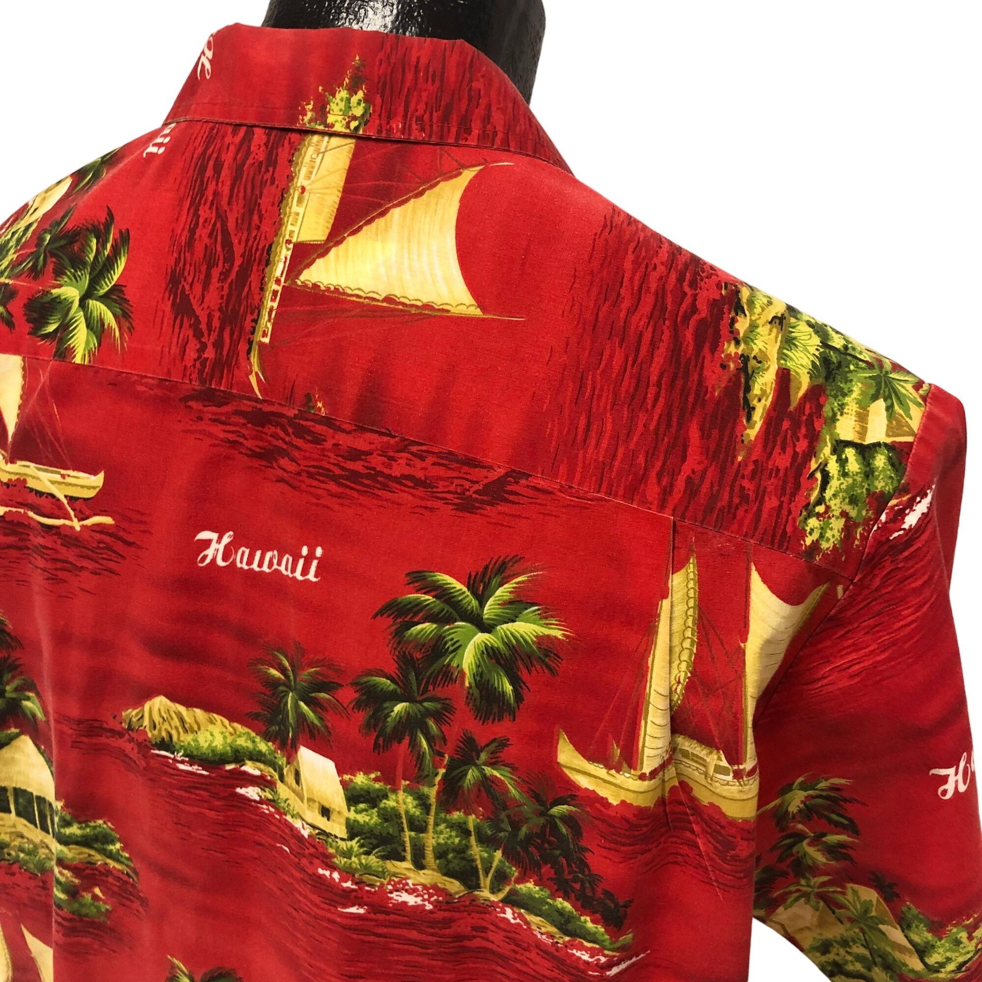 Other Vtg Royal Creations TIKI Huts Hawaii Island Hawaiian Shirt Size US M / EU 48-50 / 2 - 7 Thumbnail