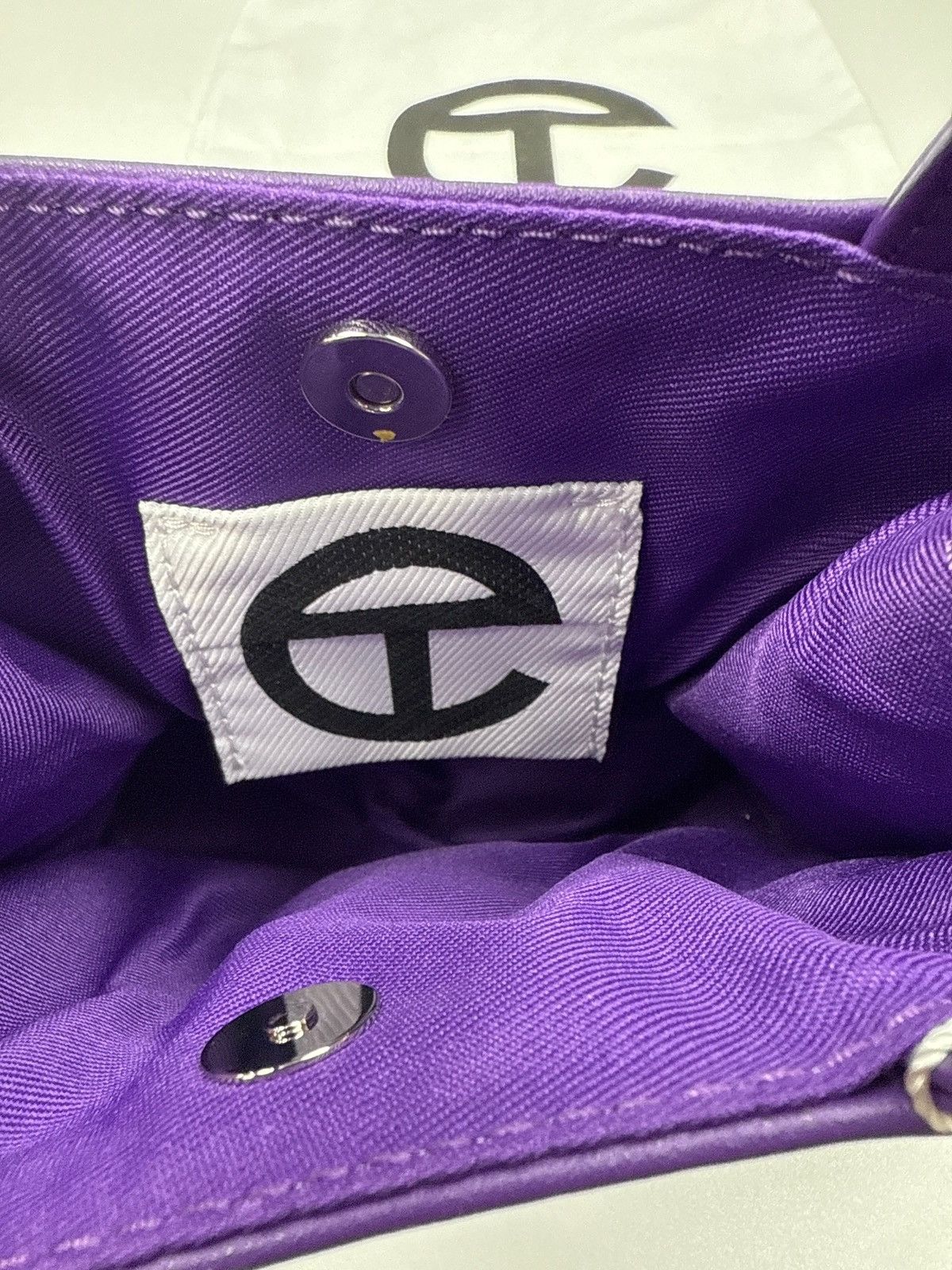 Telfar Telfar Small Shopping Bag Grape Size ONE SIZE - 4 Thumbnail