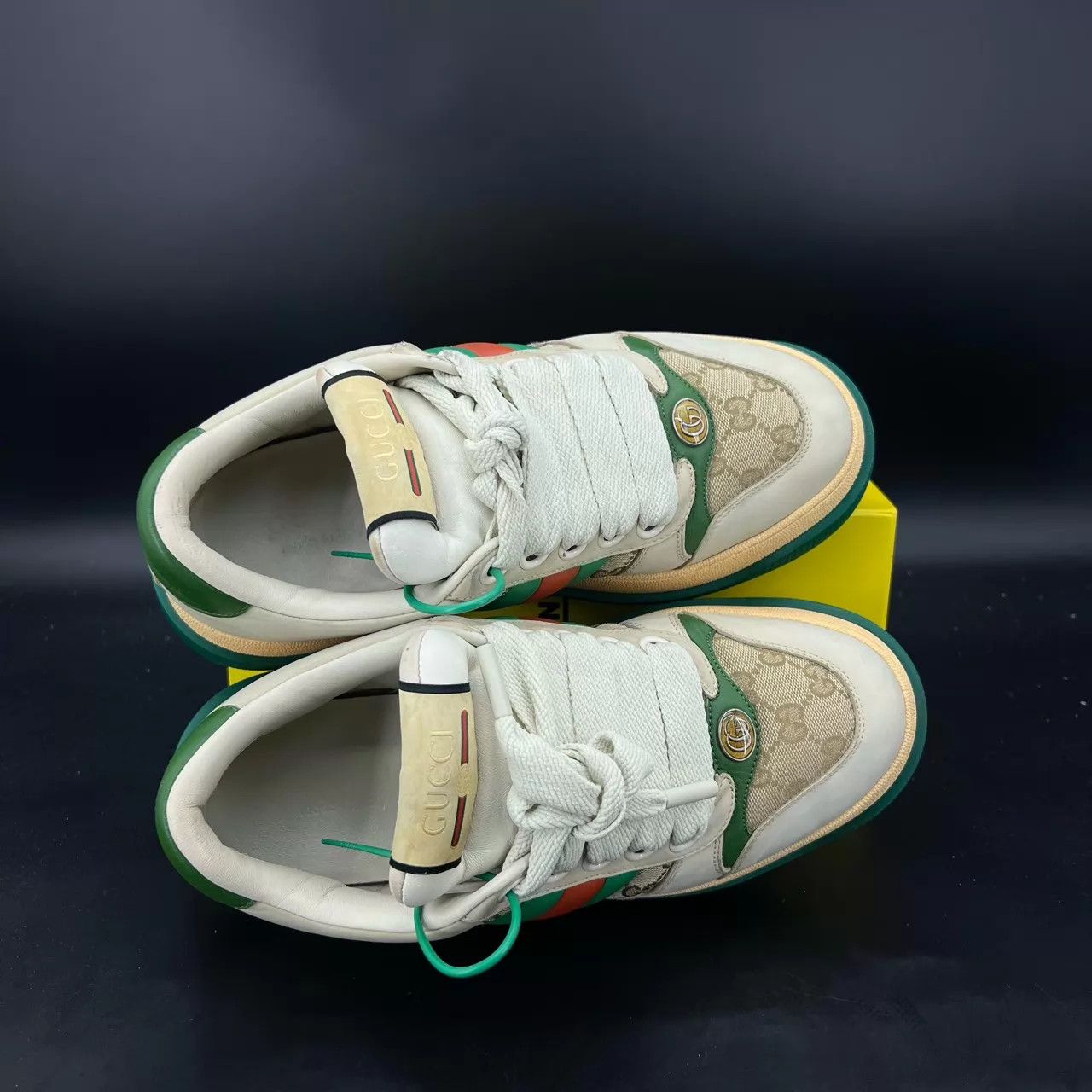 Gucci Gucci Rhyton Enamel Green US9.5/EU43.5 Size US 10.5 / EU 43-44 - 6 Thumbnail
