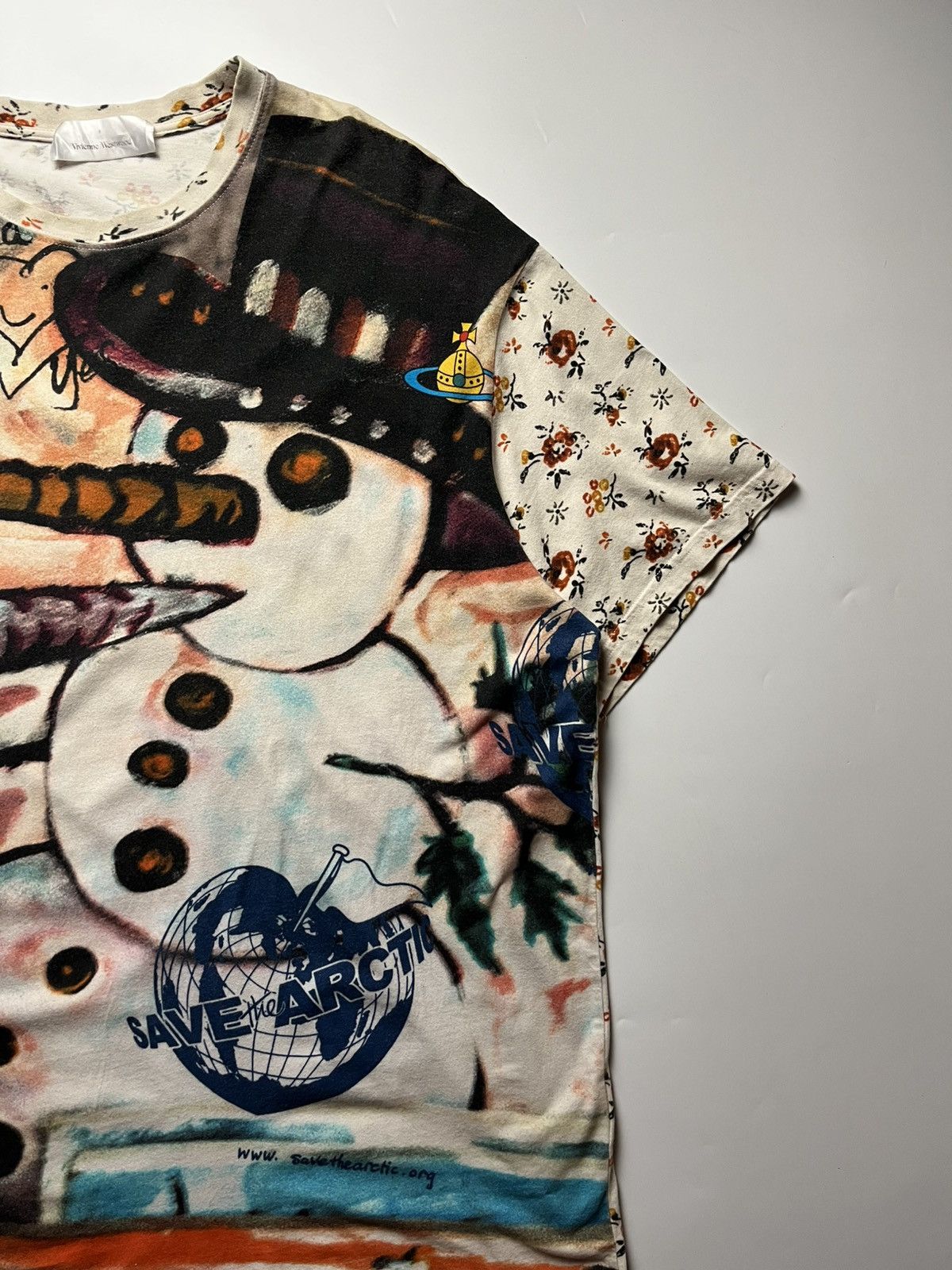 Vivienne Westwood Vivienne westwood AOP Snowman Grapic Tshirt Size US M / EU 48-50 / 2 - 3 Thumbnail