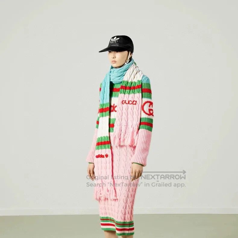 Gucci Gucci Clover co-branded scarf Size ONE SIZE - 4 Thumbnail