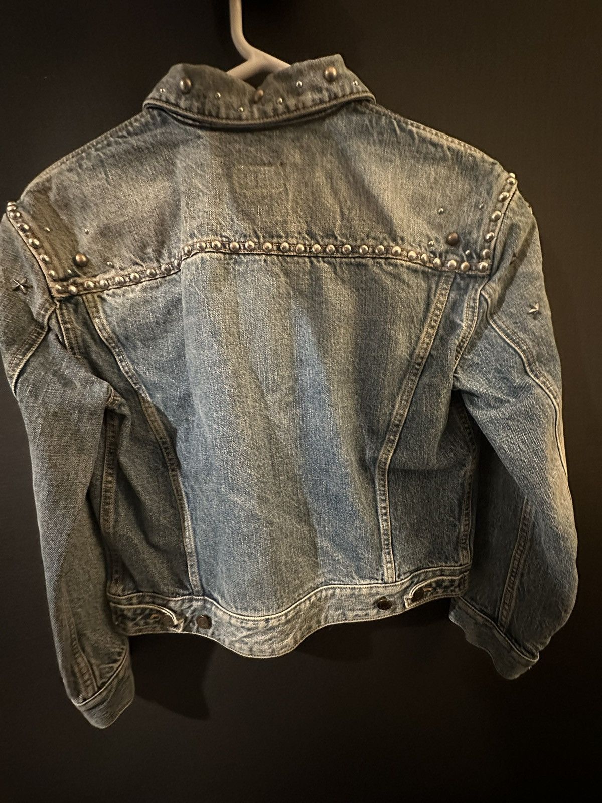 Saint Laurent Paris × Yves Saint Laurent Denim Jacket Size M / US 6-8 / IT 42-44 - 2 Thumbnail