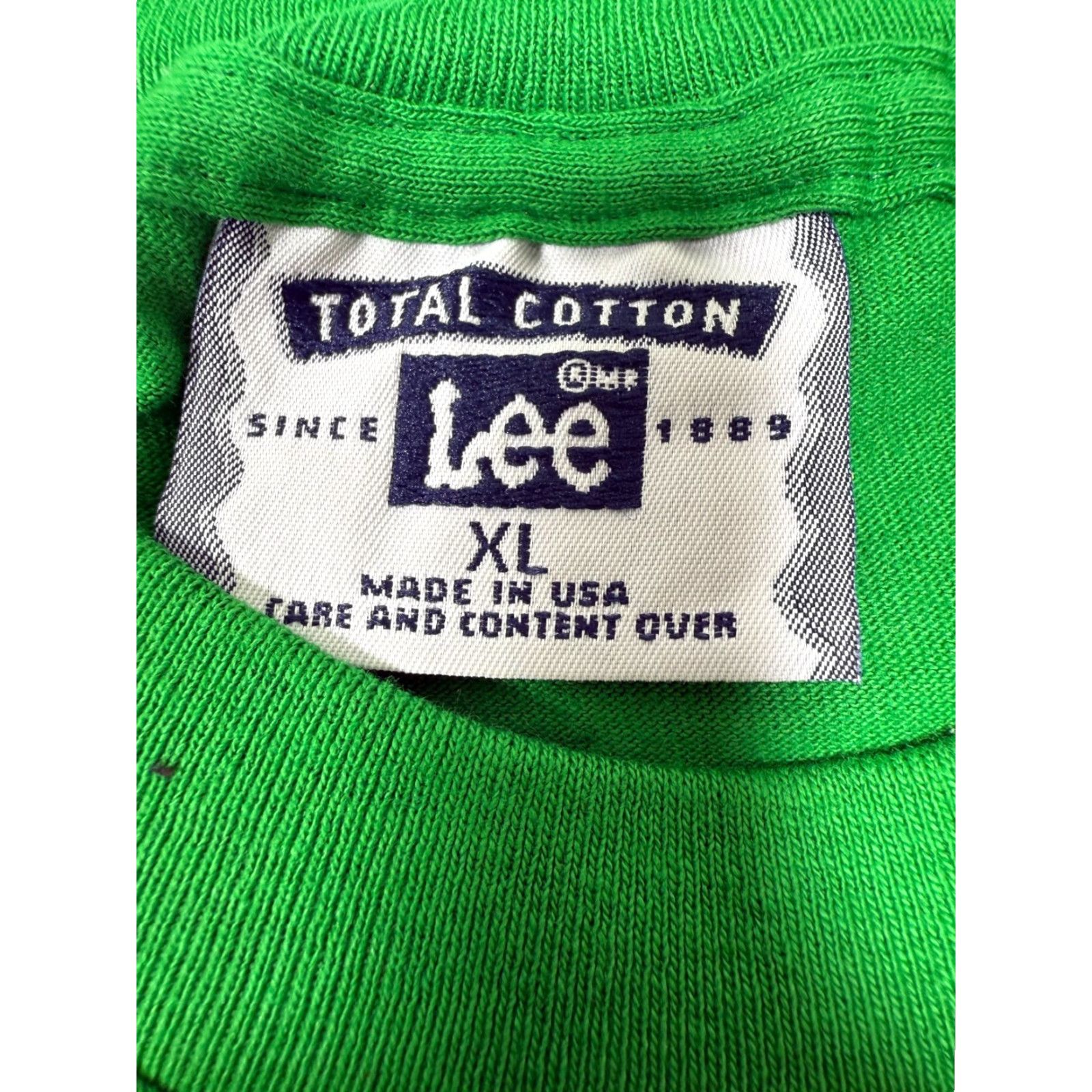 Vintage VINTAGE Beck 90s Concert Graphic T-Shirt XL Green Mens Size US XL / EU 56 / 4 - 5 Thumbnail