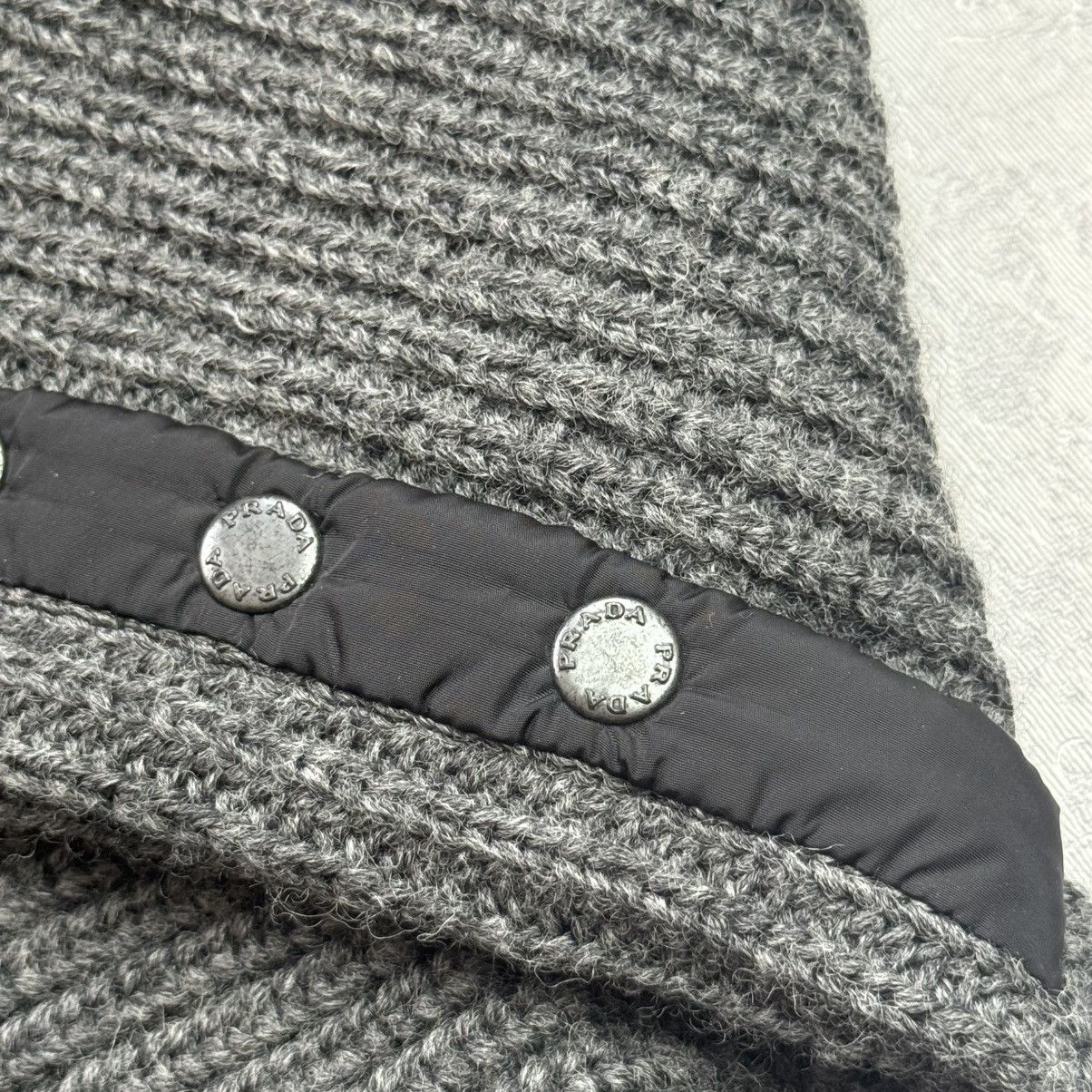 Prada Vintage 00’ Prada Wool Knit Ribbed Turtleneck Sweater Size US XL / EU 56 / 4 - 9 Thumbnail