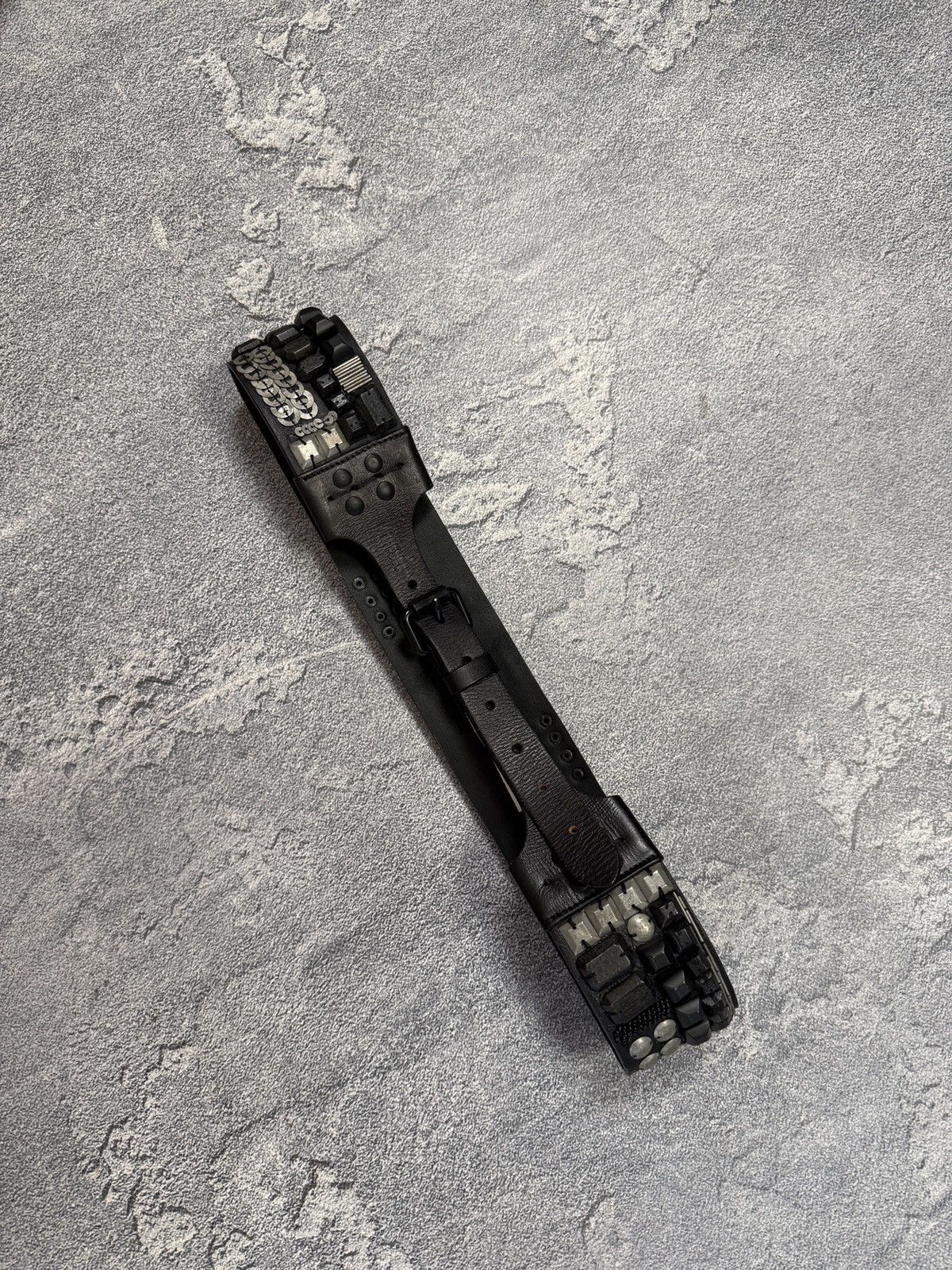 Diesel Vintage Y2K Diesel Belt Leather Metal Logo Japanese Size ONE SIZE - 2 Thumbnail