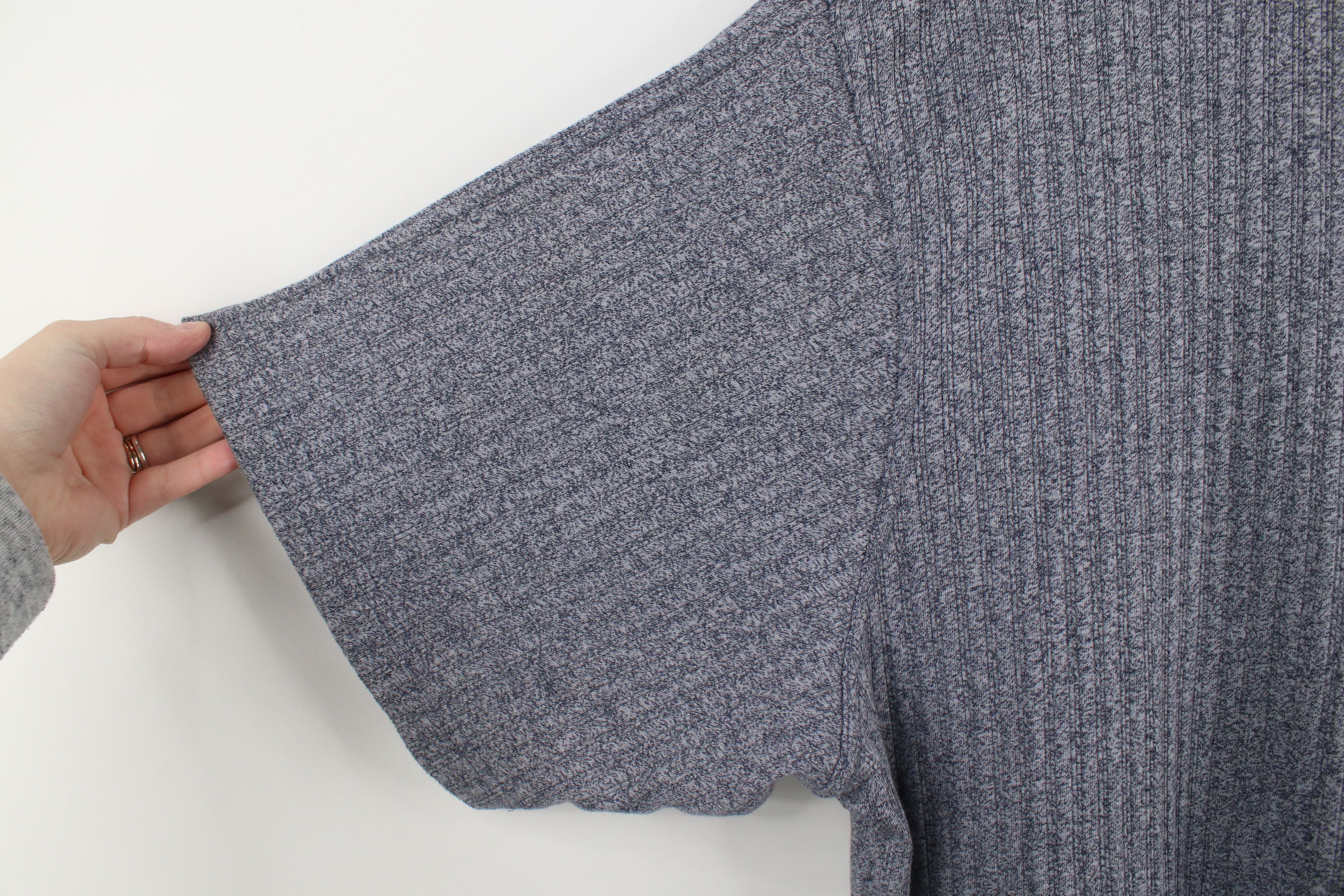 Vintage Vintage 90s Streetwear Ribbed Knit Short Sleeve T-Shirt Size US XL / EU 56 / 4 - 4 Thumbnail