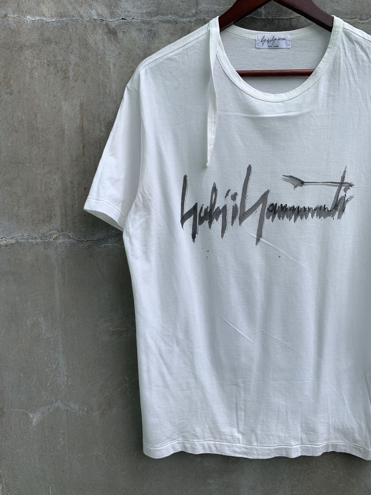 Yohji Yamamoto Signature Script Tee Size US L / EU 52-54 / 3 - 2 Thumbnail