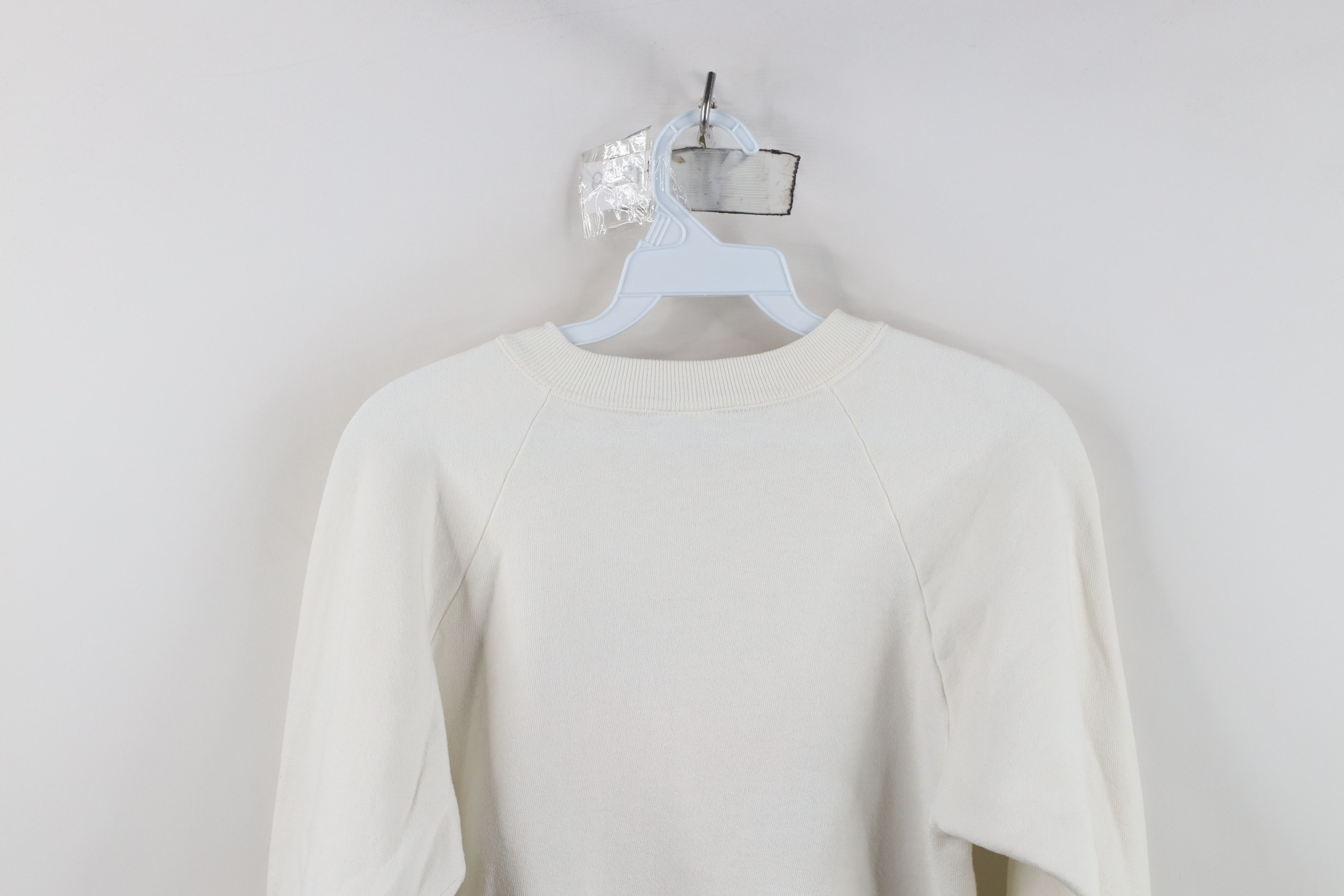 Vintage Vintage 90s Spell Out Ohio Pig Crewneck Sweatshirt White USA Size M / US 6-8 / IT 42-44 - 10 Thumbnail