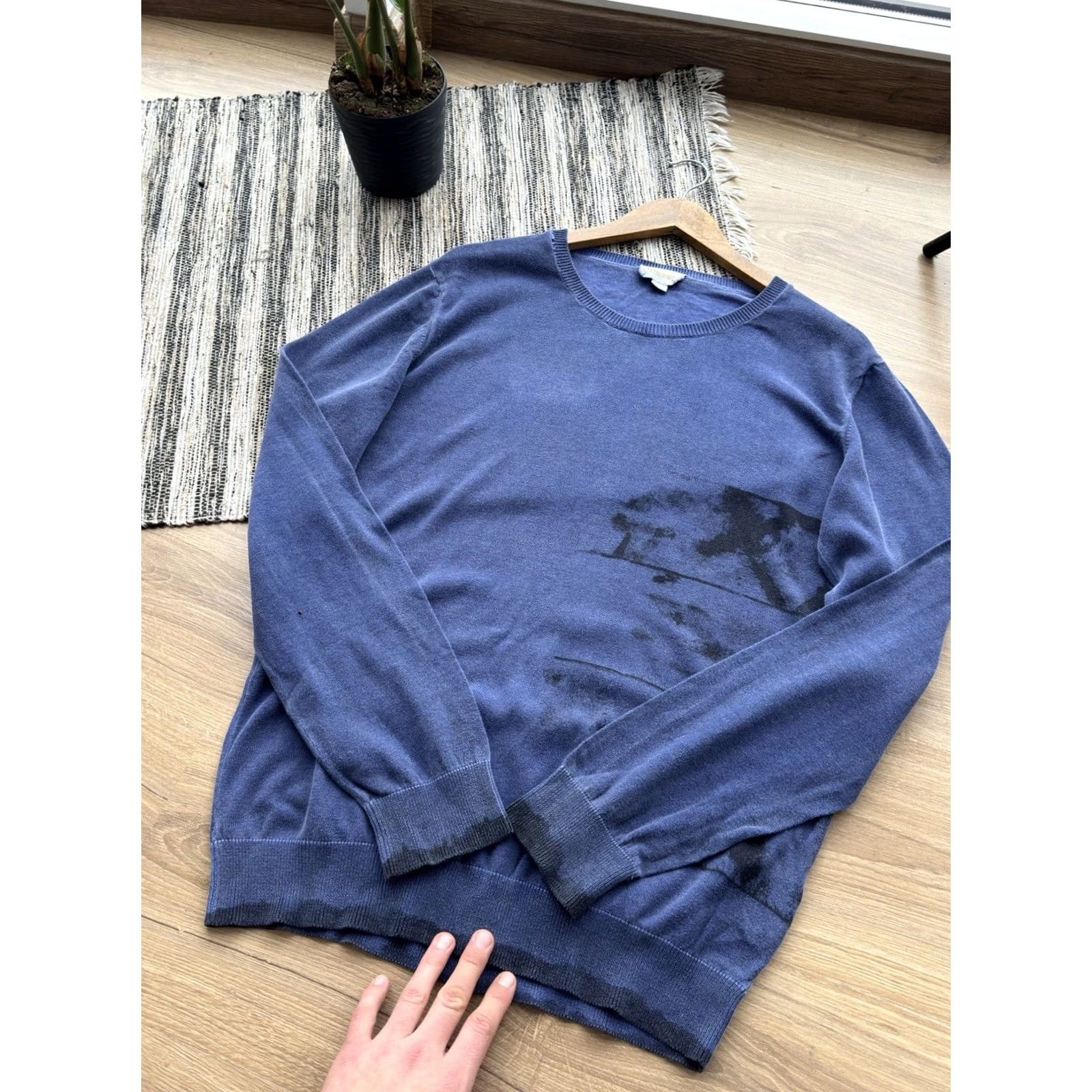 Diesel VINTAGE Diesel Sweater Men L Blue 90s Y2K Distressed Style Pullover Streetwear Fashion Size US L / EU 52-54 / 3 - 7 Thumbnail