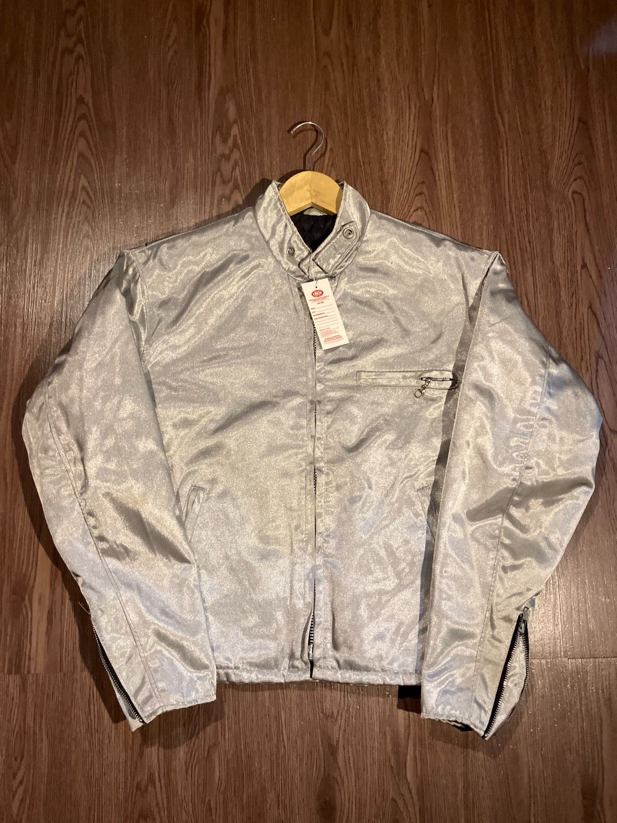 Schott Schott MOTO Silver Jacket Size US L / EU 52-54 / 3 - 1 Thumbnail