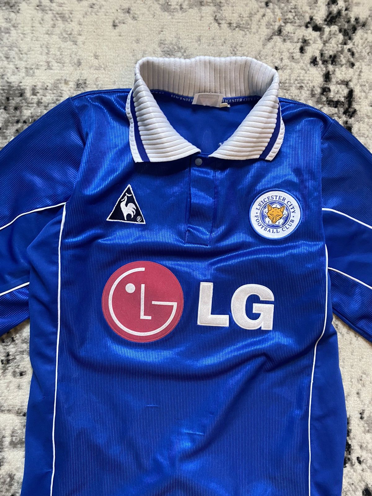 Le Coq Sportif × Vintage Leicester City FC 2002-2003 Home Soccer Jersey LG Blockcore Size US S / EU 44-46 / 1 - 4 Thumbnail