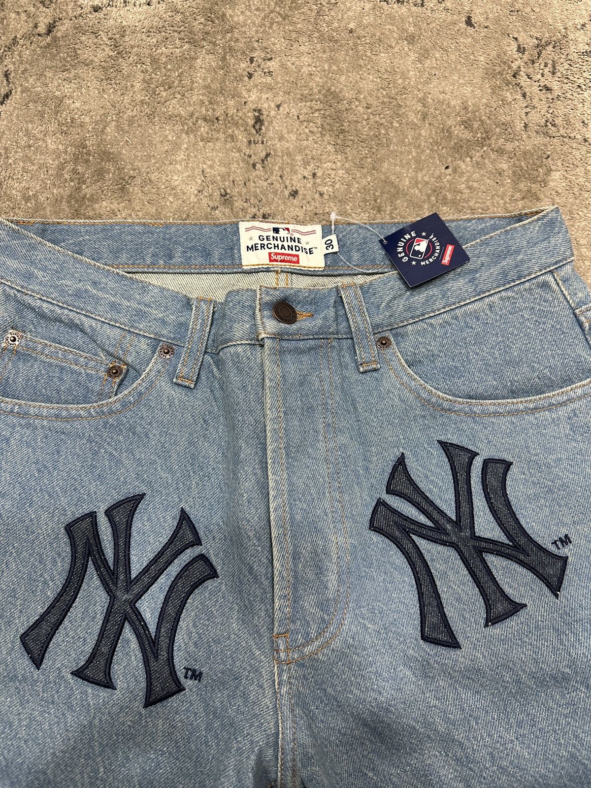 Supreme Supreme x New York Yankees Regular Jean | Grailed