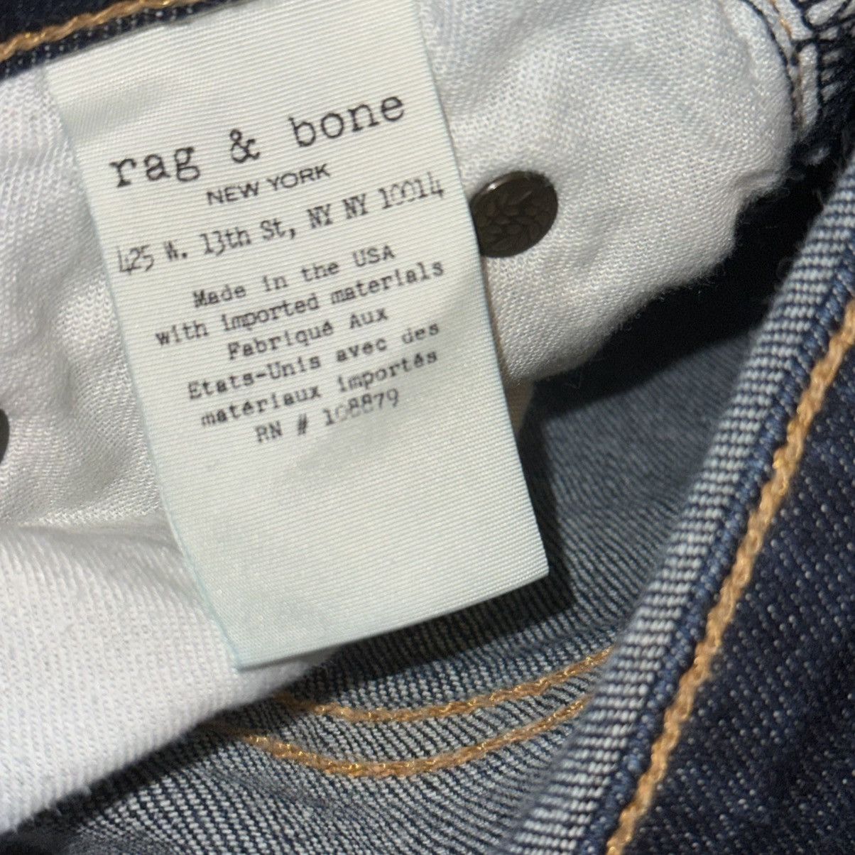Rag & Bone Rag & Bone DRE Slim Boyfriend dark wash jeans Size 29" - 6 Thumbnail