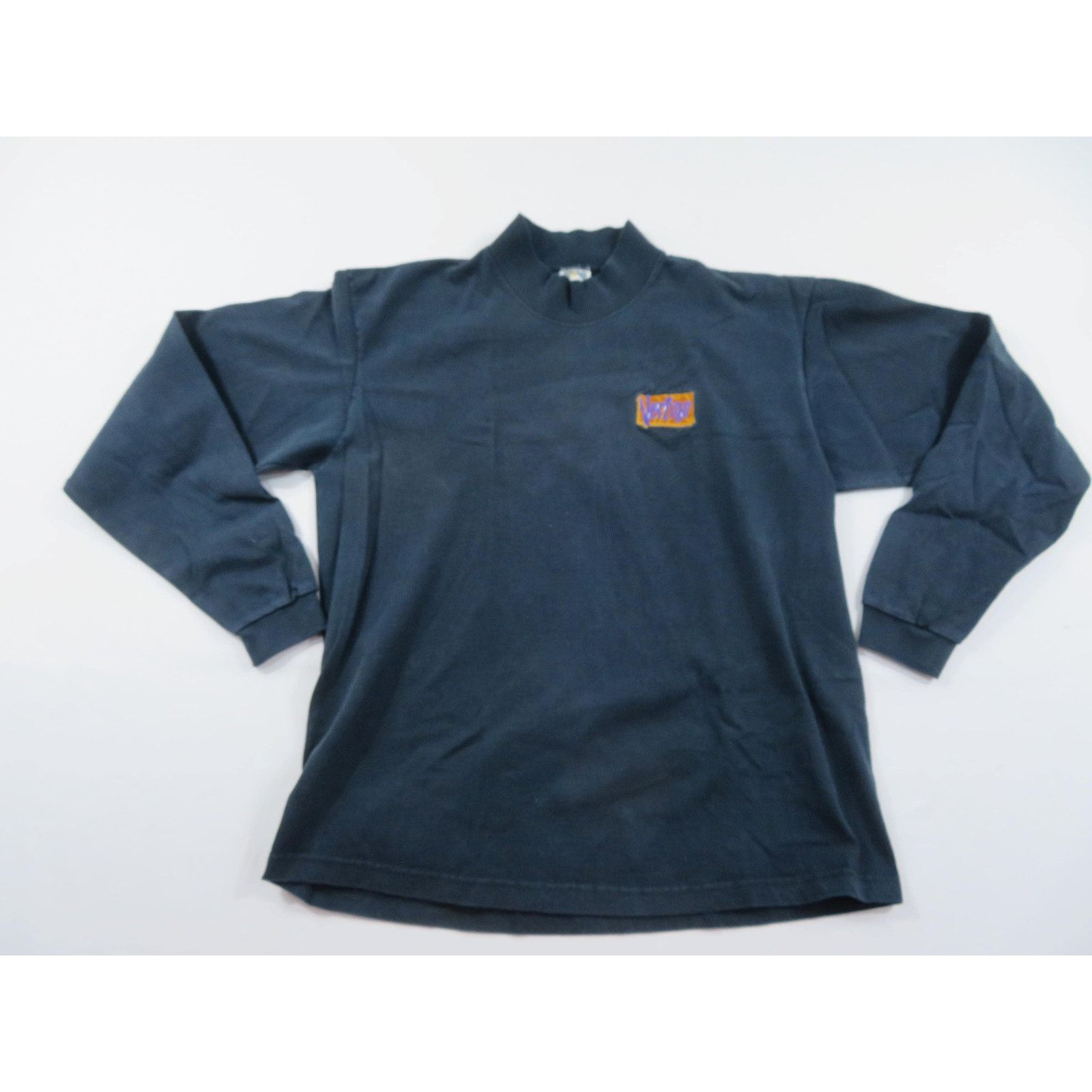 Other Vertigo Mock Turtleneck Long Sleeve T-Shirt Black Sz L 1990s Size US L / EU 52-54 / 3 - 1 Thumbnail