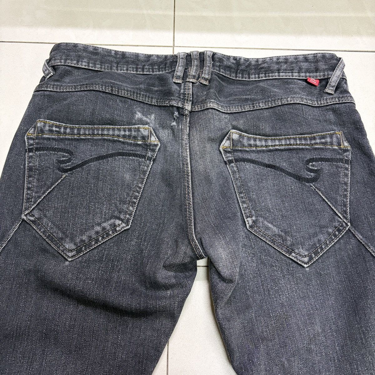 Nicole Club NCFM Rielabo Punk Flared Slim Jeans Size US 28 / EU 44 - 17 Thumbnail