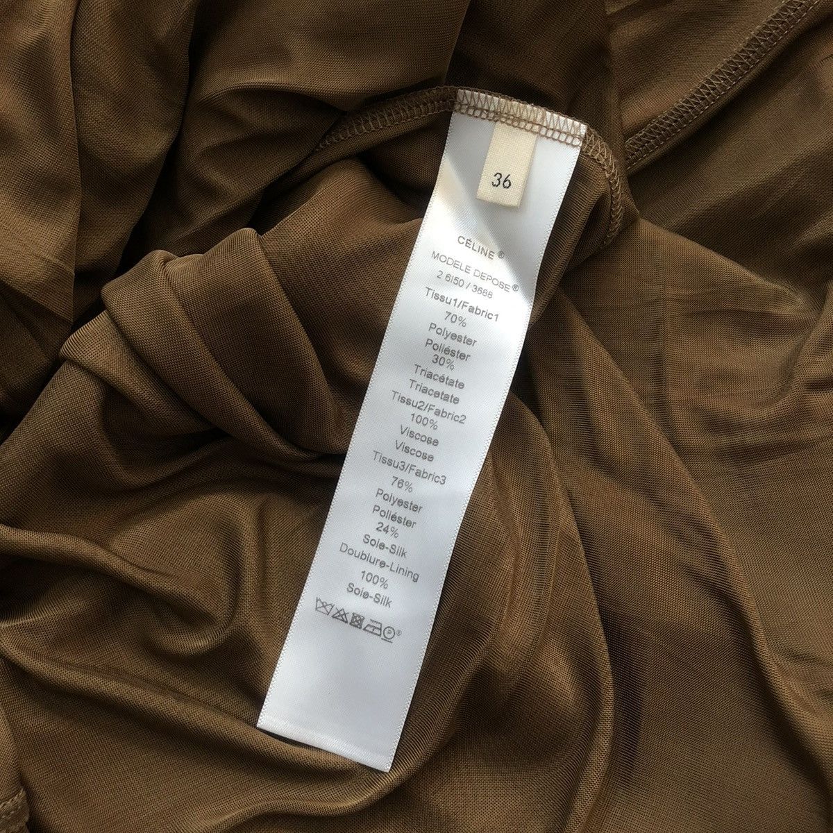 Celine Celine Midi Dress Size XS / US 0-2 / IT 36-38 - 9 Thumbnail