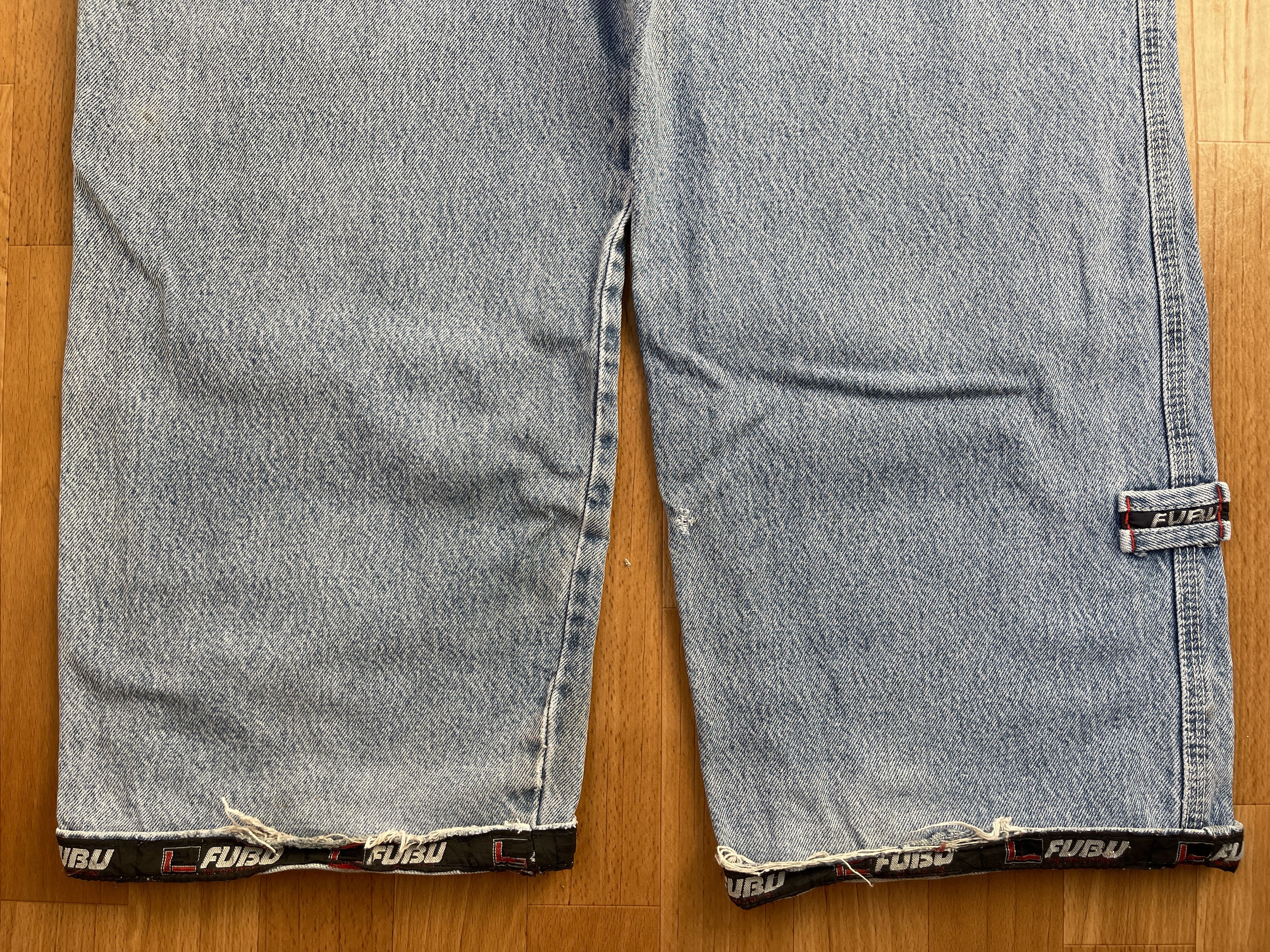 Fubu FUBU jeans, vintage baggy jeans, 90s hip hop skater Y2K 34 Size US 34 / EU 50 - 8 Thumbnail