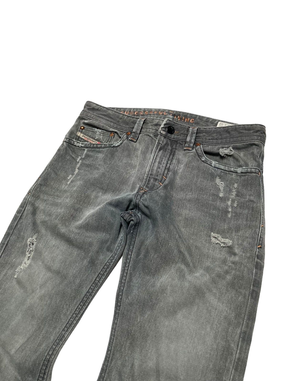 Diesel × Japanese Brand Vintage y2k Diesel Jeans Distressed Denim Faded Washed Size US 28 / EU 44 - 3 Thumbnail